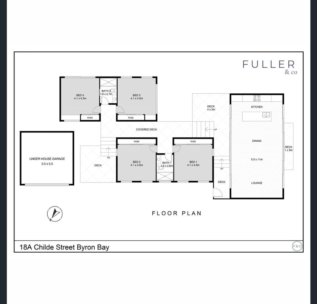 Holiday home Fuller Holidays - Belongil Pavilion House, 18a Childe St