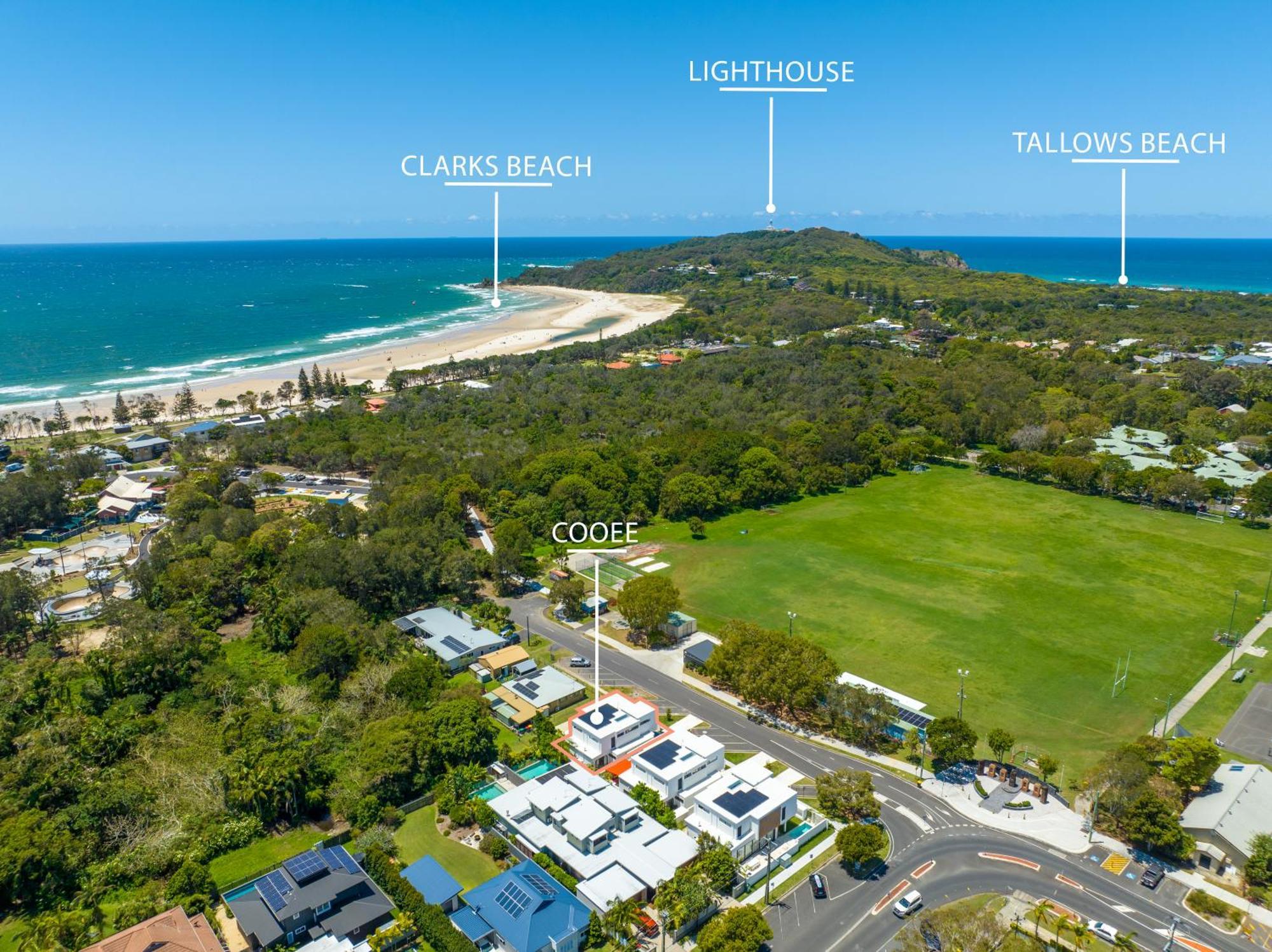 Casa de férias Cooee -brand New With Private Pool 350m To Beach! Byron Bay