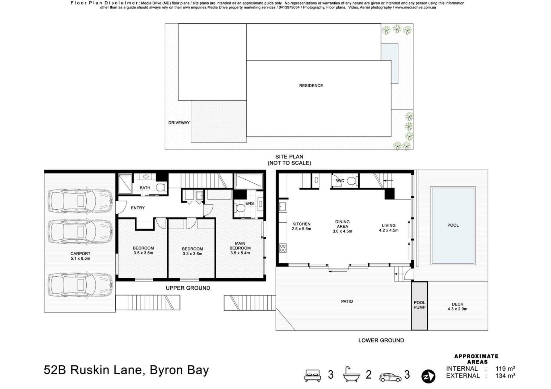 Audrey Holiday home Byron Bay