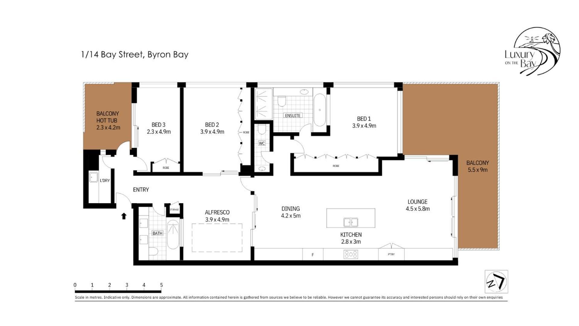 Luxury On The Bay - 2 X 3 Bedroom Apartment