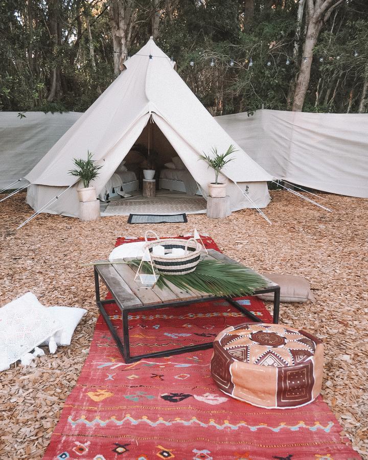 Luxury tent The Village Glamping Byron Bay